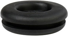 Grommet, cable Ø 11 mm, TPE, black, 0144 0020 010