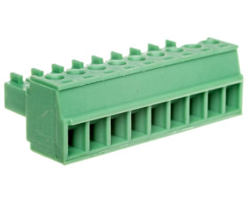 Wtyk śrubowy do płytek drukowanych 9P zielony MC 1,5/ 9-ST-3,81 1803646 /50szt./