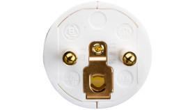 Helmo Wtyczka Przenośna Kątowa 16A 2P+Z Ip20 Biala 50101