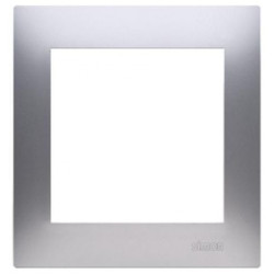 Ramka pojedyncza SIMON 54 Premium srebrna matowa Kontakt Simon DR1/43