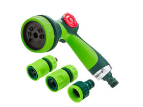 Zestaw z pistoletem zraszającym złączkami przyłączem do kranu 1/2" 15G712 TOPEX