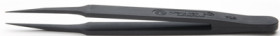 ESD plastic tweezers, uninsulated, antimagnetic, plastic, 115 mm, 705.CF