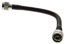 Kabel koncentryczny złącze A N Type złacze B N Type długość 500mm typ kabla RG213 Z zakończeniem