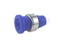 Gniazdo bananowe Żeński Wypustka typ Gniazdo bananowe Niebieski 24A RS PRO rozmiar 4 mm
