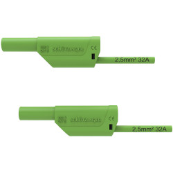 Sch&#xFC;tzinger VSFK 8700/2.5/150/GN Safety Test Lead 150cm Green 1pc