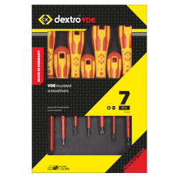 CK Tools T49193D DextroVDE Screwdriver SLP/PZD Set Of 7