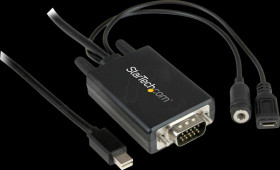 MDP2VGAAMM3M Cable, mDP connector &gt; VGA connector, audio, 3.0 m