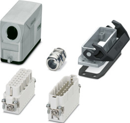 Connector kit, size D25, 16 pole + PE , IP66, 1424463