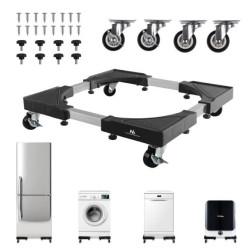 Podstawa pod pralkę ruchoma Maclean, blokada kółek, szer. 700-900mm, uniwersalna, do 200kg, MC-119 B