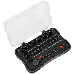 Sealey AK2112 Premier Black Go-Through Lock-On&#x2122; Low Profile Sock