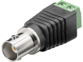 Kostka zaciskowa 2-pinowa Gniazdo BNC z mocowaniem śrubowym