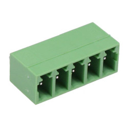 5-Way 3.81mm Vertical PCB Header Closed Ends 8A 300V