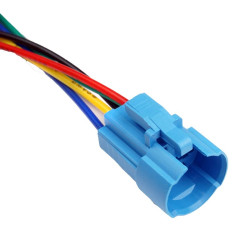 Gniazdo kostka montażowa z przewodami do przycisku 16mm 5 pinów