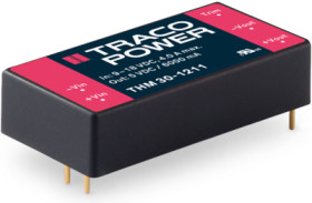 DC converter, 9-18 VDC, 30 W, 1 output, 15 VDC, 88.5 % efficiency, THM 30-1213