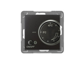 IMPRESJA Regulator temperatury z czujnikiem napowietrznym antracyt RTP-1YN/m/50 OSPEL