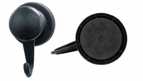 Magnes neodymowy, typ: Nadstawka, siła pociągowa: 10kg, mocowanie: Hak, dł.: 63mm, gr.: 44mm