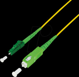 FPSLS02 Fiber simplex patch cable, OS2, SM, SC/APC - LC/APC, 2 m