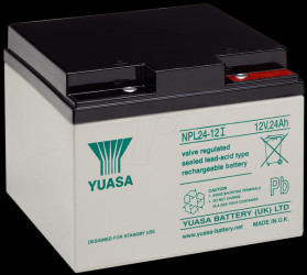 NPL24-12I YUASA AGM battery, 24 Ah, 12 V