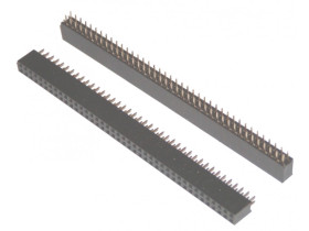 Złącze gniazdo 2x10 pin goldpin raster 2,54mm żeńskie do druku PBD80S
