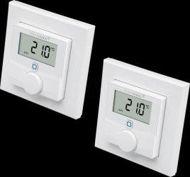 2X 156669A0 Wall thermostat with humidity sensor