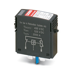 Zabezpieczenie przeciwprzepięciowe 1170 V DC na szynę DIN Phoenix Contact