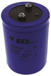 Kondensator 47000μF 63V dcmontażśrubowy Vishay 76 (Dia.) x 105mm