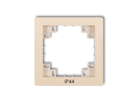 DECO Ramka pośrednia do wyłączników IP44 beżowy 1DRPH KARLIK