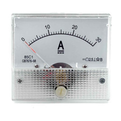 Analogowy amperomierz miernik natężenia prądu 30A wskazówkowy