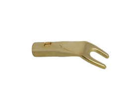 Widełki pod gniazdo banan 5mm LA923 gold Vitalco
