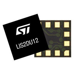 LIS2DU12TR Ultralow-power accelerometer with antialiasing and motion detection