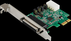 PEX4S953 4 port RS 232, serial, PCIe card