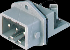 STASEI 3 N Panel plug with flat seal, 3+PE