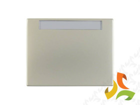 BERKER K.5 Klawisz pojedynczy z polem opisowym stal szlachetna nierdzewna 14267004 HAGER