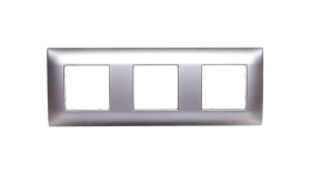 Dante Ramka Potrójna Tworzywo Asa Inox 454183