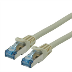 ROLINE Patch Cord Cat.6A S/FTP (PiMF), Component Level, LSOH, szary, 0,3 m