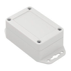 Obudowa hermetyczna z uchem ZP90.60.40 jasnoszara ABS