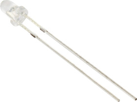 Dioda LED THT TRU COMPONENTS TC-13100944, 3 mm, 70000 mcd, 1 szt.