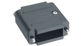 Osłona tylna D-Sub 15 -pinowe Tworzywo sztuczne Proste Encitech Connectors