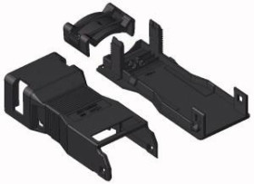 Obudowa odciążająca przewody 4-torowa czarna 890-504 /50szt./