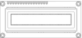 OLED-100H016A-LPP5N00000 100 x 16 Graphic OLED