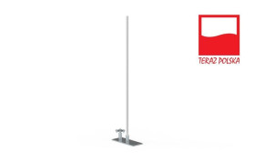 AL MASZT ODGROMOWY Z PODST.metalową 1,5m 43.15/M AL 94381509