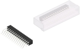 Socket header, 30 pole, pitch 2 mm, straight, BLY9SMD30SM