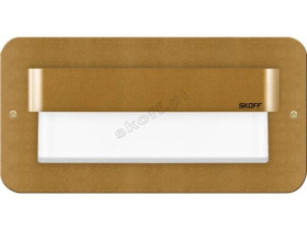 Oprawa przyschodowa SALSA MAX LED Light 10 V DC 1,6 W IP 66 4000 K mosiądz mat