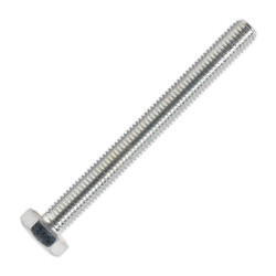 Sealey SS10100 HT Setscrew M10 x 100mm 8.8 Zinc DIN 933 Pack of 25