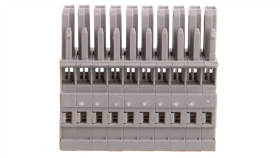 Gniazdo X-Com 1-Przewodowe 10-Biegunowe Szare 769-110 /25Szt./