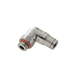 Złączka pneumatyczna Wciskane 6 mm G 1/8 męskie Legris Adapter gwintowany kolankowy