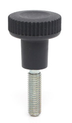 Pokrętło mocujące M6 x 16 długość gwintu: 16mm średnica pokrętła 25mm średnica gwintu: 6mm Pokrętło śrubowe Montaż