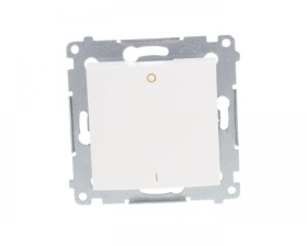 Simon 54 Łącznik dwubiegunowy biały DW2A.01/11