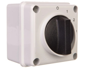 Łącznik krzywkowy 0-1-2-3 3P 12A w obudowie IP65 Łuk E12-63 921263