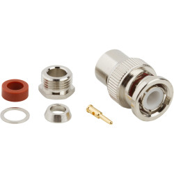 Złącze koncentryczne Montaż na kablu Męski 50Ω typ złącza Złącze BNC Solder Cup